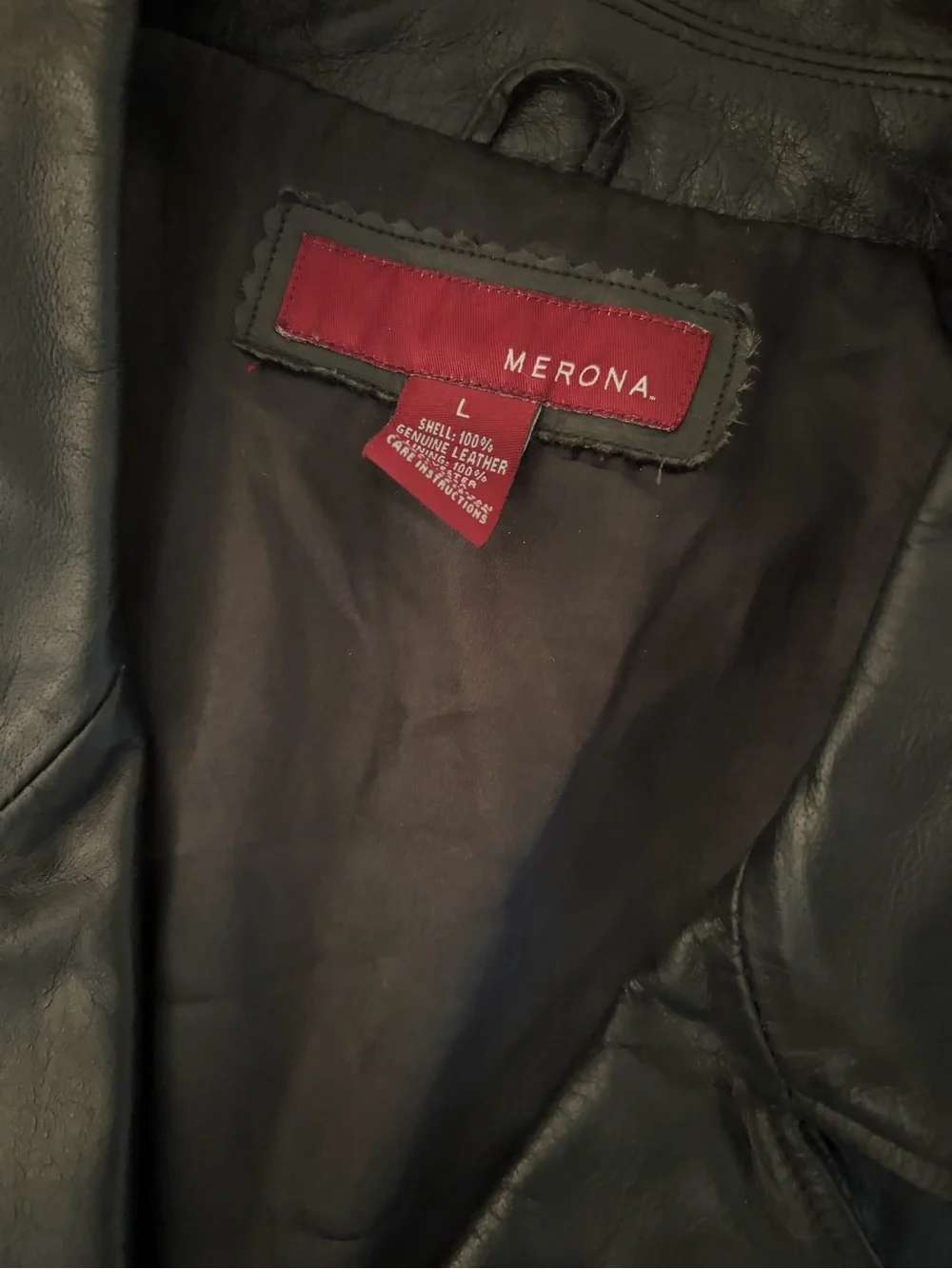 Merona 100%genuine leather jacket
